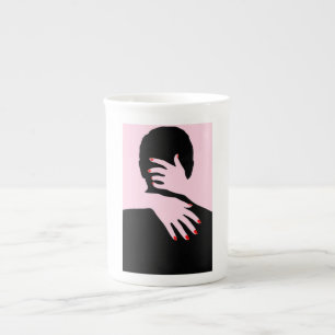KÄRLEK OCH ROMANTIK BENPORSLIN MUGG