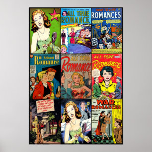 Kärlek och Romantik under 1950-talet Poster