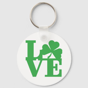 KÄRLEK och Shamrocks Nyckelring