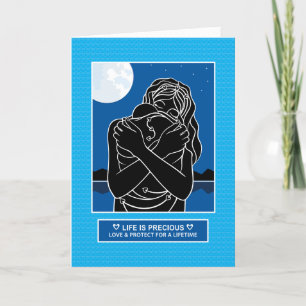 Kärlek och skydda 1_Greeting Card Kort