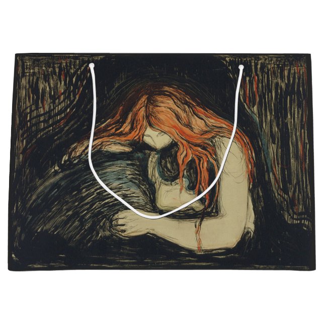 Kärlek och smärta (Vampyren) (av Edvard Munch) (Framsidan)