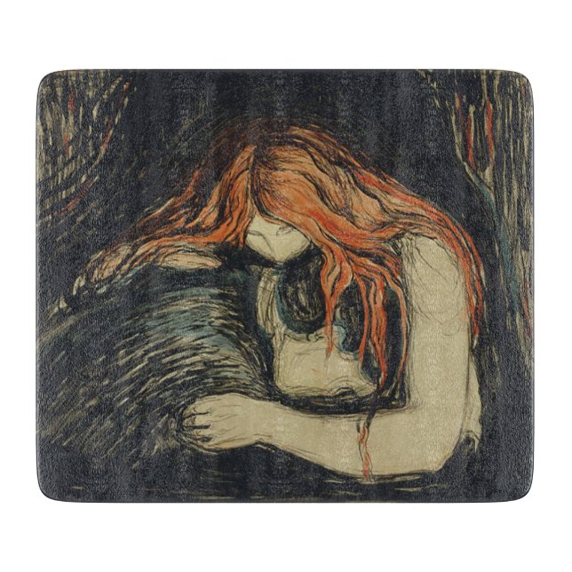 Kärlek och smärta (Vampyren) (av Edvard Munch) (Framsidan)