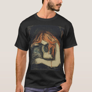 Kärlek och smärta (Vampyren) (av Edvard Munch) T Shirt