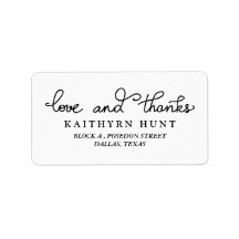 Kärlek och tack Bröllop