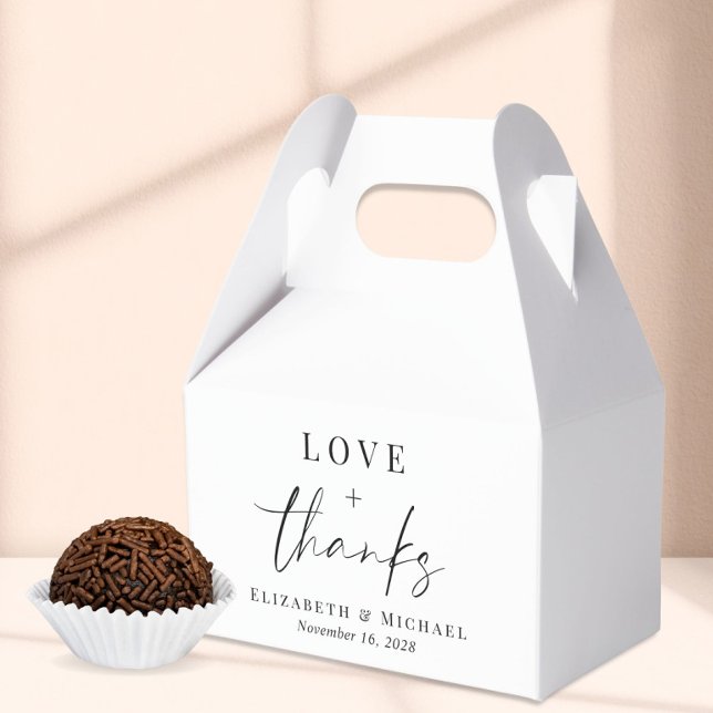 Kärlek och Tack Bröllop Presentaskar (Skapare uppladdad)