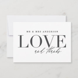 Kärlek och tack bröllop tack till tackkortet spara datumet