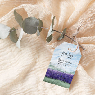 Kärlek och Tack, Lavender Landskap Presentetikett