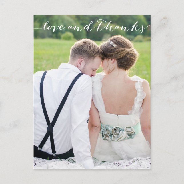 KÄRLEK OCH TACK SOM DU SKICKAR VYKORT (Framsida)