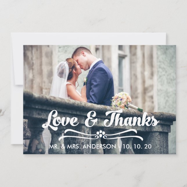 KÄRLEK OCH TACK TYPOGRAFI TACK (Framsida)