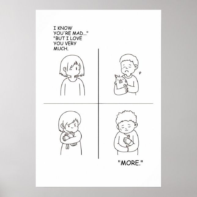 Kärlek och Tecknad Poster (Framsidan)