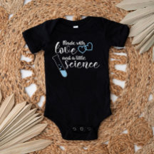 Kärlek och vetenskap IVF Himlar Blue White Text