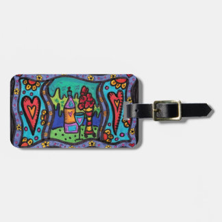 Kärlek och vin bagagebricka