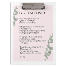 Kärlek Odefinierad Dikt Poetry