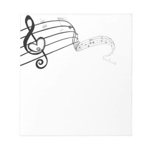 Kärlek of Music Anteckningsblock
