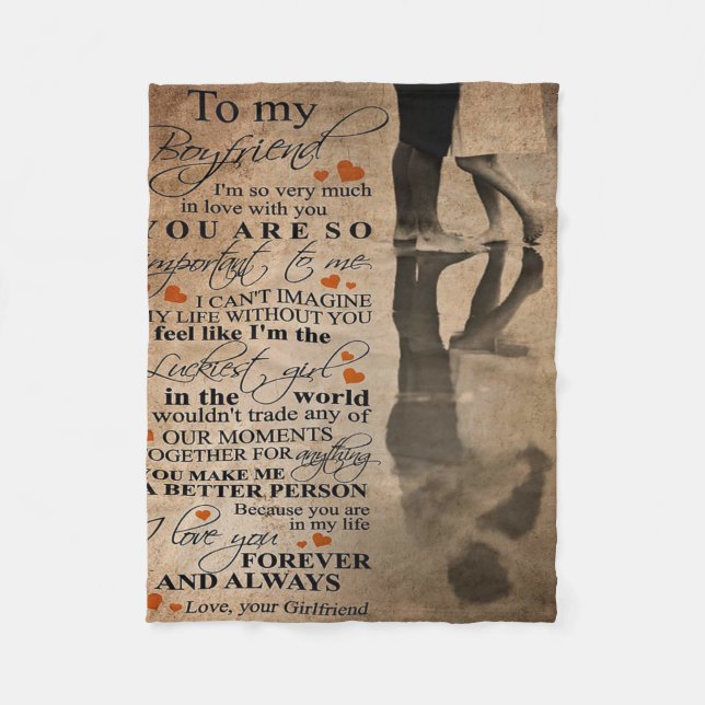 Kärlek-offert för Boykompis | Lustigt bidrag till  Fleecefilt (Framsidan)