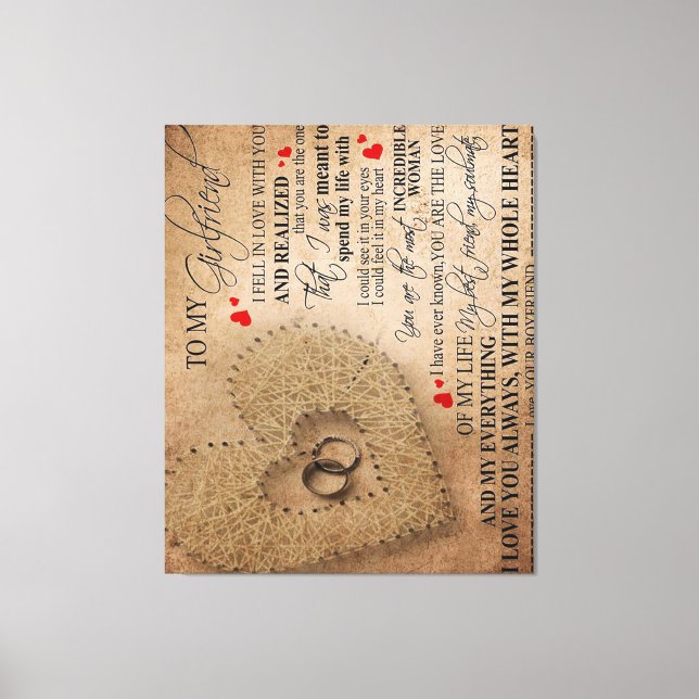 Kärlek-offert för Boykompis | Lustigt citattecken Canvastryck (Framsida)