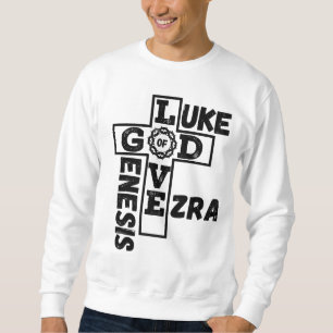 Kärlek om Guds bibliska korsord Manar Lång Ärmad Tröja