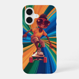 Kärlek om Hjul - Coola Skateboarding Heart Design