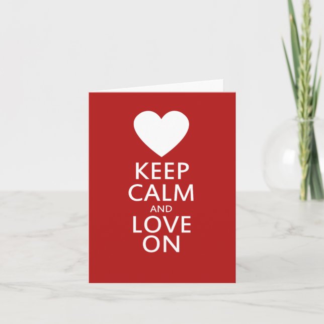 Kärlek om Valentines day Helgkort (Framsida)