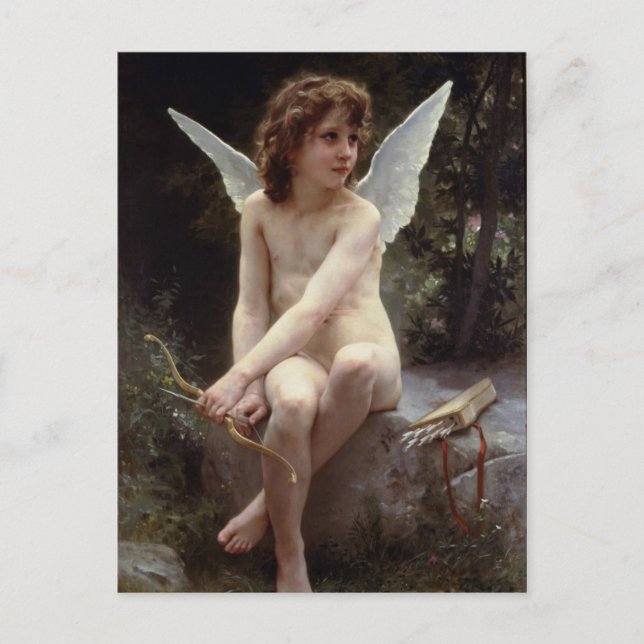 Kärlek om William Bouguereau:s utslag Vykort (Framsida)