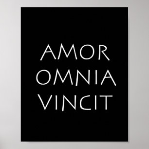 Kärlek Omnia Vincit Poster