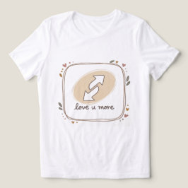 Kärlek Omvänd T Shirt