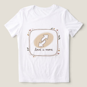 Kärlek Omvänd T Shirt