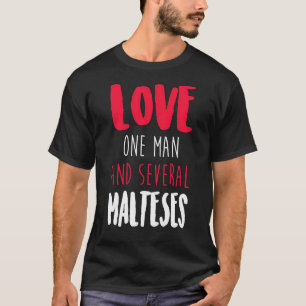 Kärlek One Man och flera malteser T Shirt
