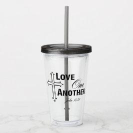 Kärlek One other Kor Acrylic Tumbler Take Away Mugg