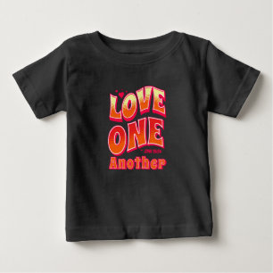 Kärlek One Two John 13:34 T Shirt