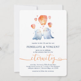 Kärlek önskar lanternor och inbjudan till Spöken b