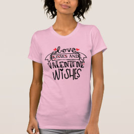 Kärlek önskemål och Valentine kisses T Shirt