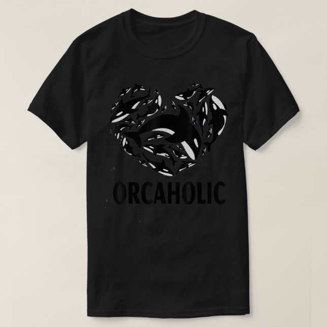 Kärlek Orca Gifts Killer Whale OrcaholFantastisk  T Shirt (Design framsida)