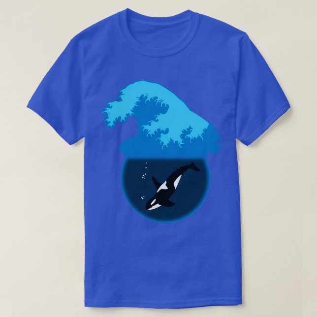 Kärlek Orcas 2 T Shirt (Design framsida)
