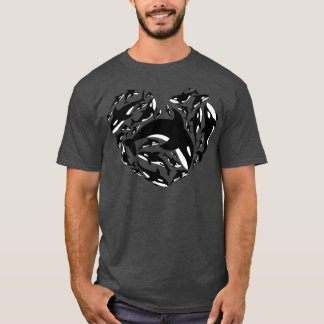 Kärlek Orcas Killer Whale T Shirt
