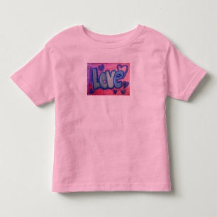 Kärlek Ord Sweet Candy Art Glitter Shirts T-shirt