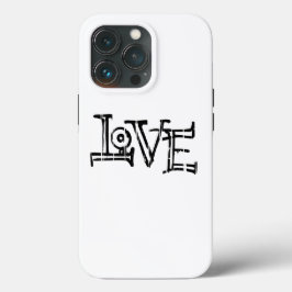 Kärlek ord typografi