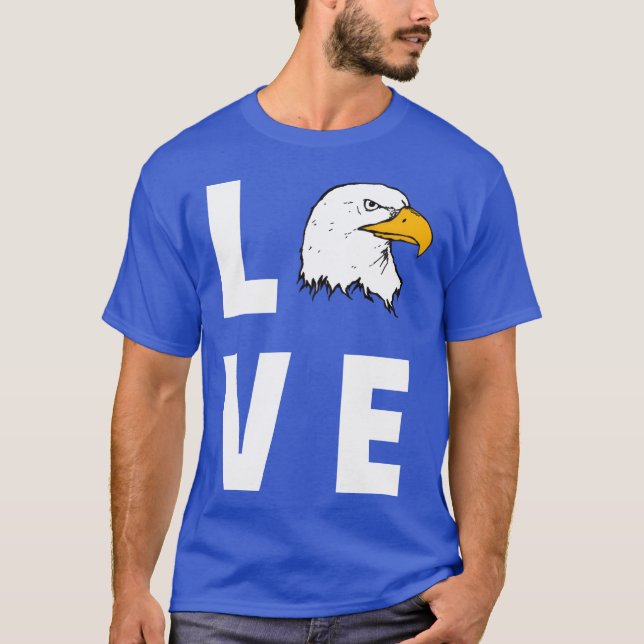 Kärlek Örn flicka T Shirt (Framsida)