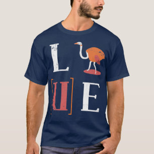 Kärlek Ostrich T Shirt