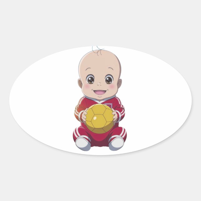 Kärlek Ovalt Klistermärke (Framsida)