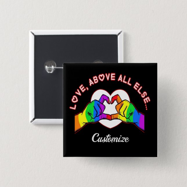 Kärlek över alla andra knappar (Framsida & baksida)