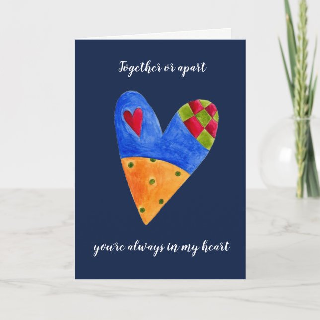 Kärlek över Miles Jul Julhälsningar Helgkort (Framsida)