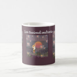 Kärlek överför flera kaffemugg