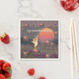 Kärlek överför flera pappersservett