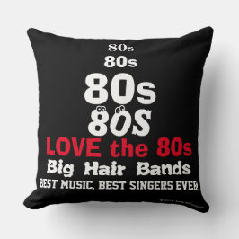 Kärlek på 80-talets Music Reversible Pillow Kudde