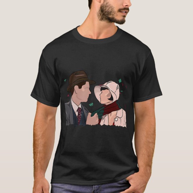 Kärlek på fotbollsmatchen t shirt (Framsida)
