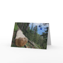 kärlek på hälsningskortet på bergssidan