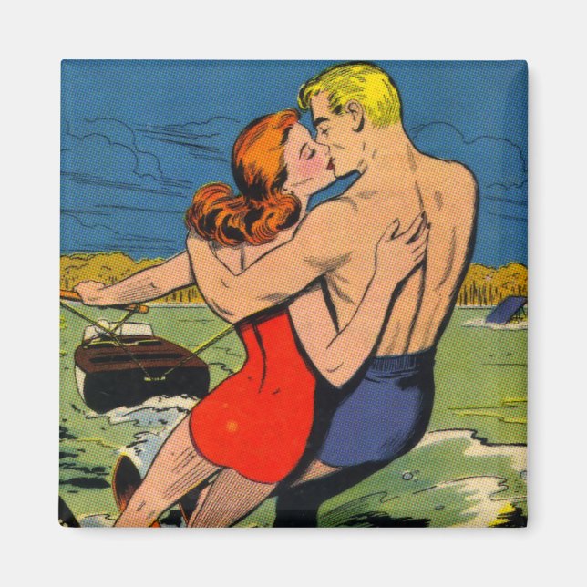 Kärlek på Skis Magnet (Framsidan)