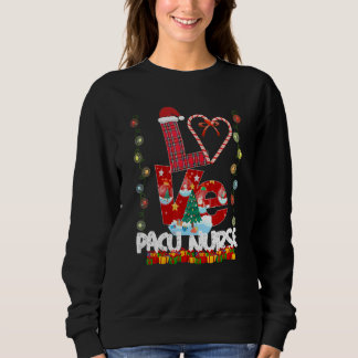 Kärlek Pacu Nurse Santa Hat Candy Julafton Pajama T Shirt