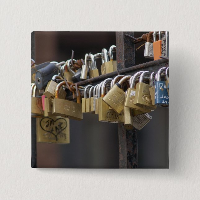 Kärlek Padlocks, Prag Knapp (Framsida)